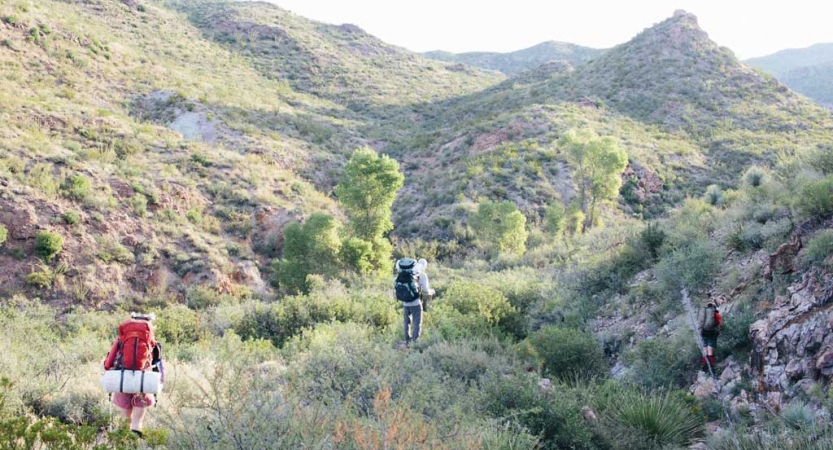 texas big bend backpacking for adults